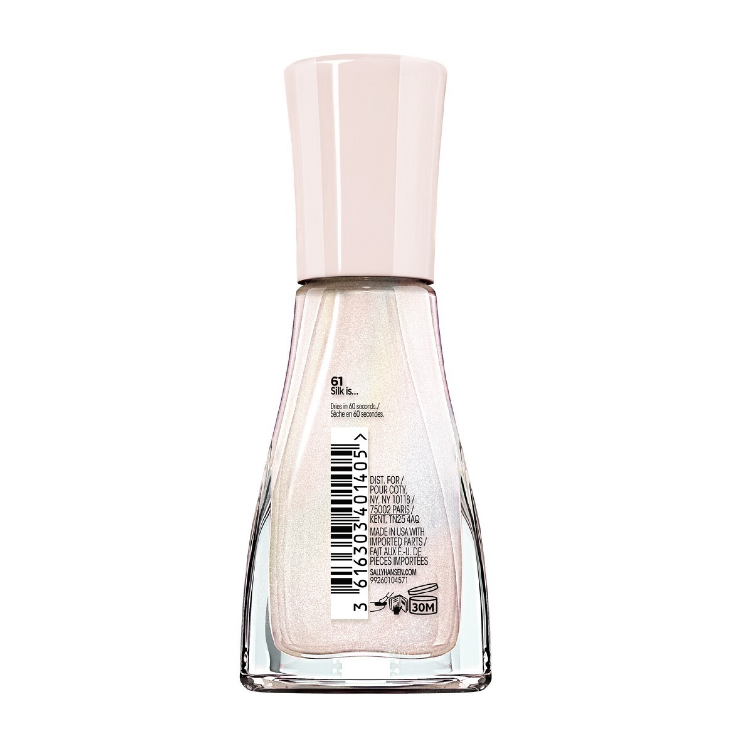 slide 2 of 7, Sally Hansen® Insta-Dri Luxe Finish Nail Polish - Silk, 0.31 fl oz