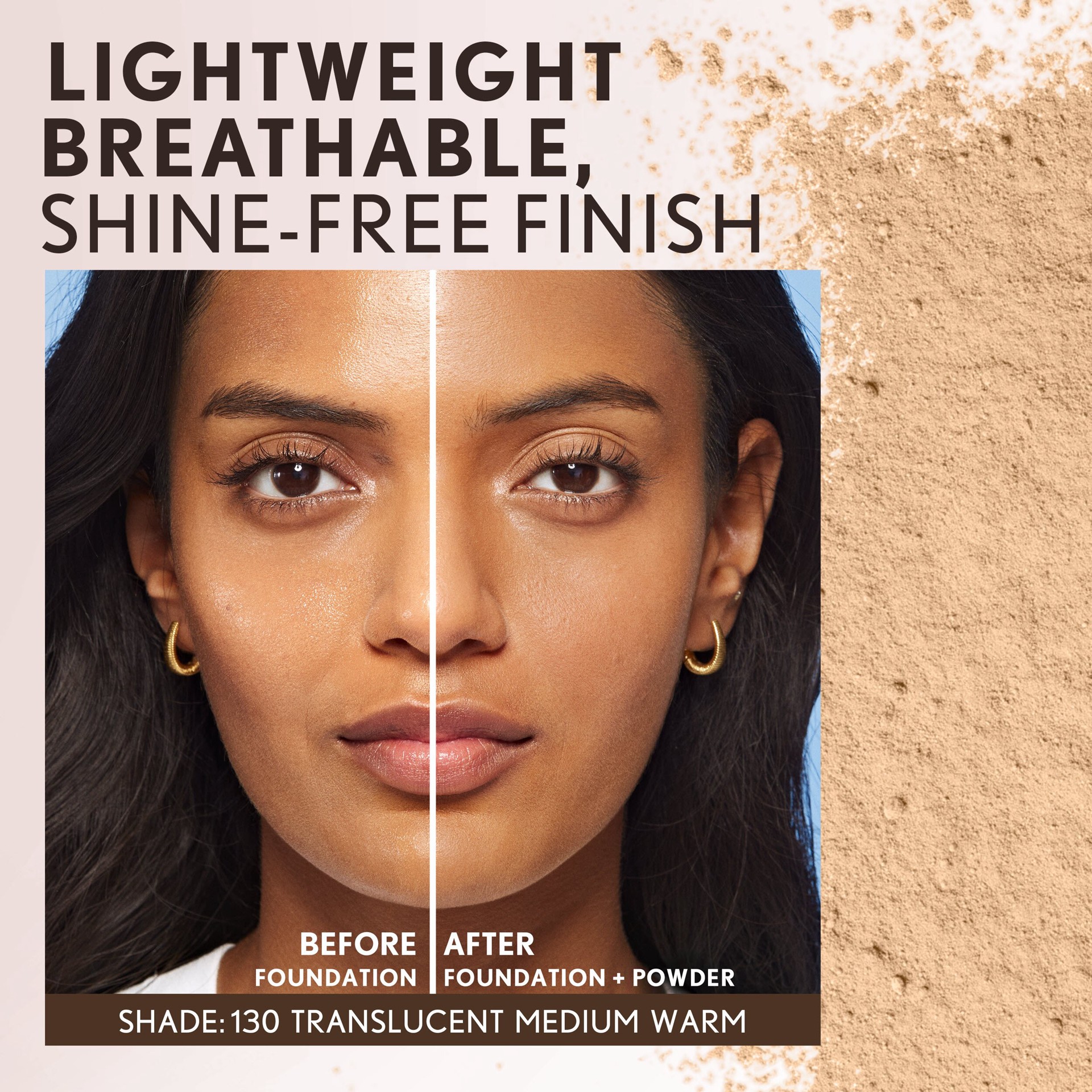 slide 7 of 9, Covergirl Clean Invisible Loose Powder - Loose Powder, Setting Powder, Vegan Formula - Translucent Medium Warm, 20g (0.7 oz), 18 g