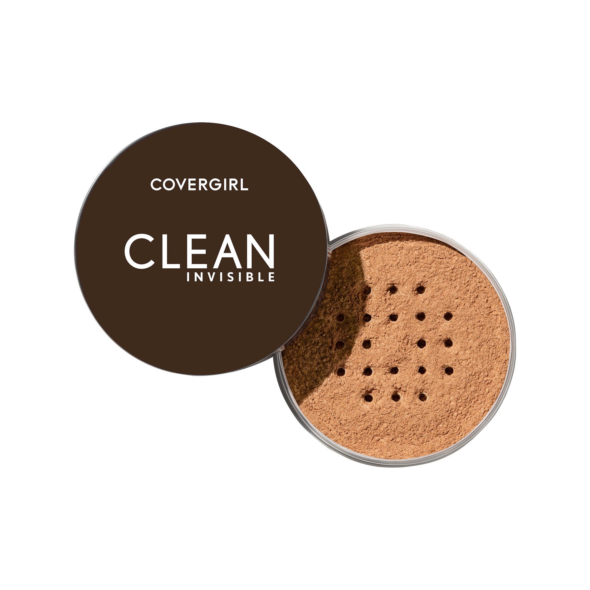 slide 6 of 8, Covergirl Clean Invisible Loose Powder - Loose Powder, Setting Powder, Vegan Formula - Translucent Deep, 20g (0.7 oz), 18 g