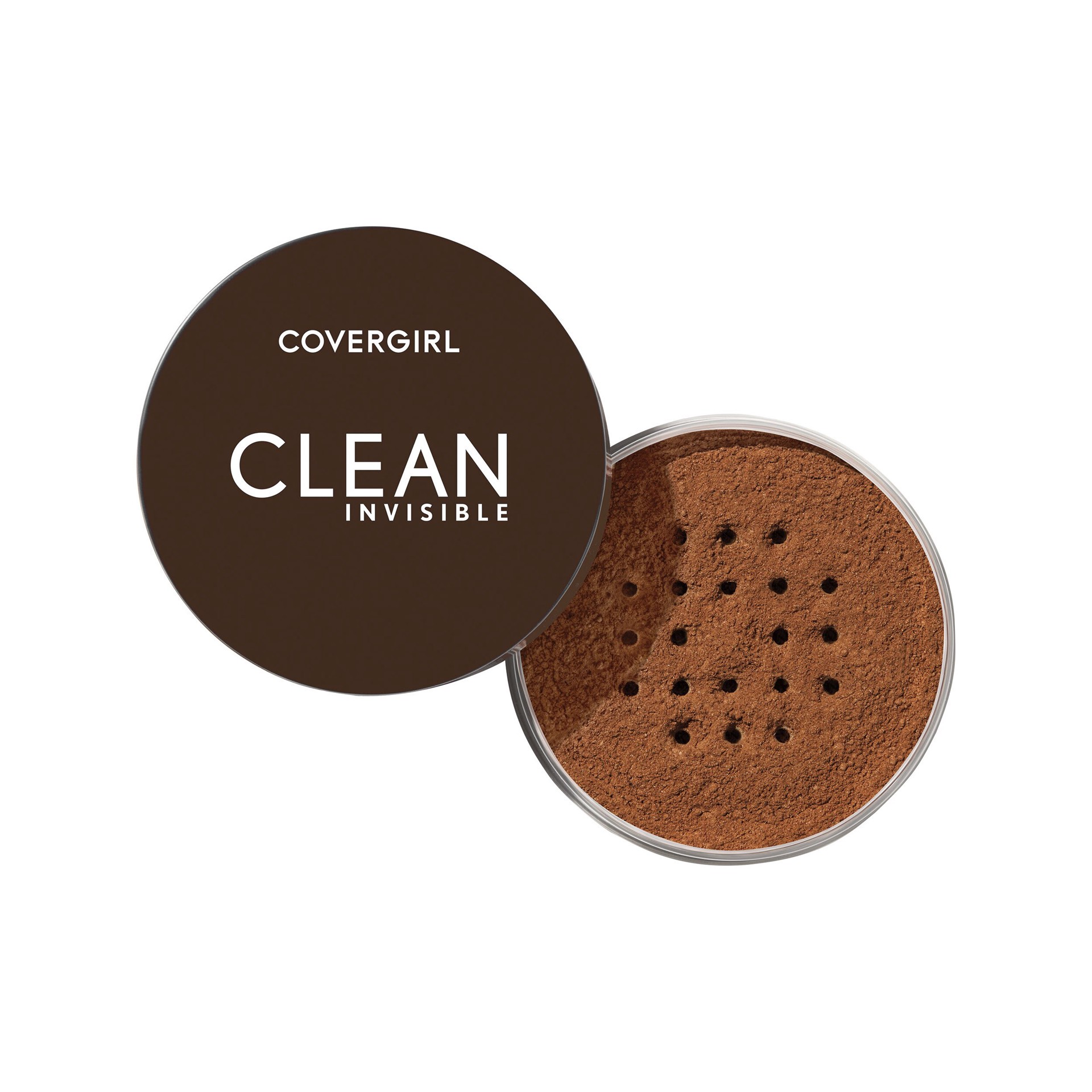 slide 5 of 9, Covergirl Clean Invisible Loose Powder - Loose Powder, Setting Powder, Vegan Formula - Translucent Dark, 20g (0.7 oz), 18 g