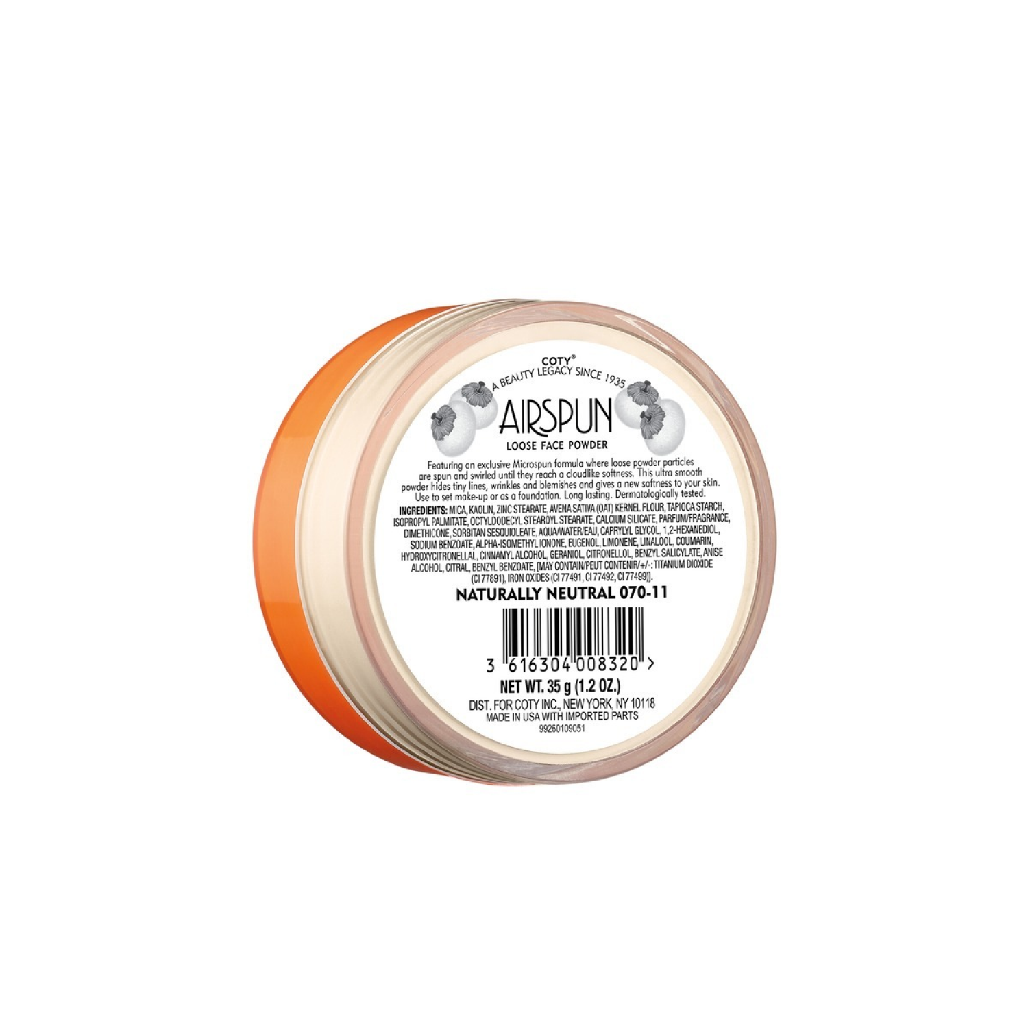 slide 2 of 7, Airspun Loose Powder, Naturally Neutral, 1.2 oz, 1.2 oz