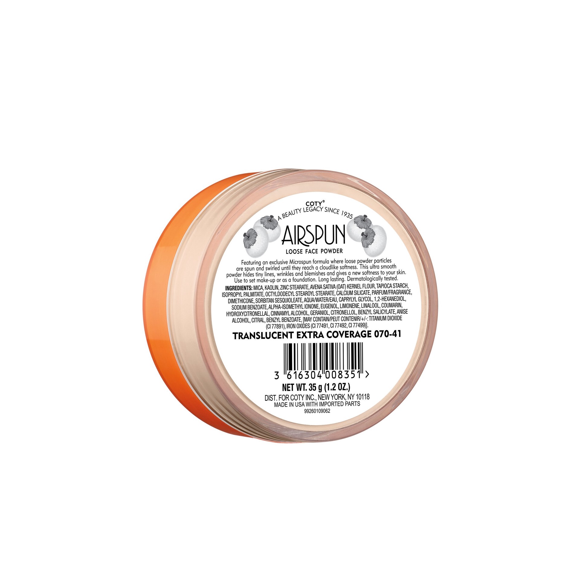 slide 6 of 6, Coty Airspun Loose Face Powder Extra Coverage, 35 g