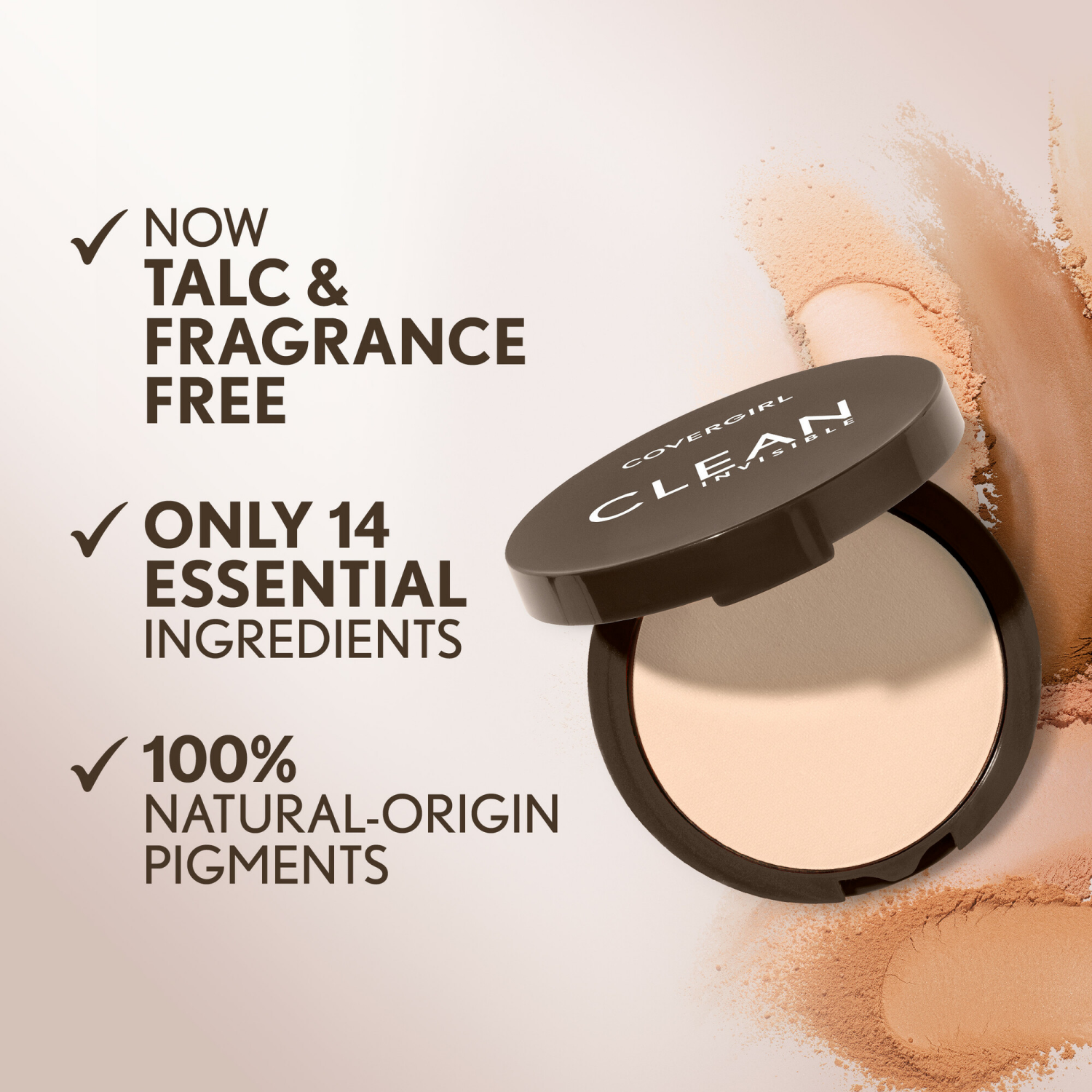 slide 3 of 8, Covergirl CoverGirl Clean PRess Powder Creamy Natural, 1 ct