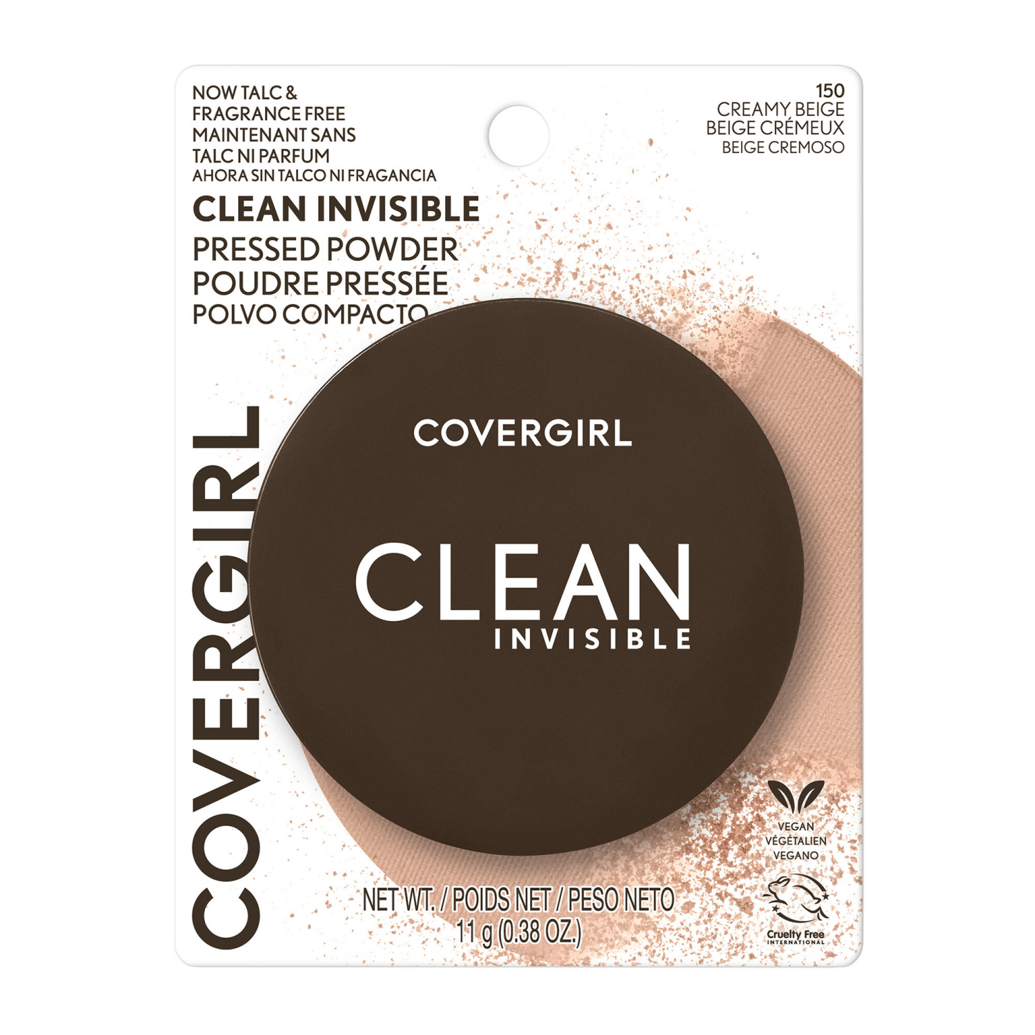 slide 1 of 8, Covergirl Clean Invisible Creamy Beige Pressed Powder, 1 ct