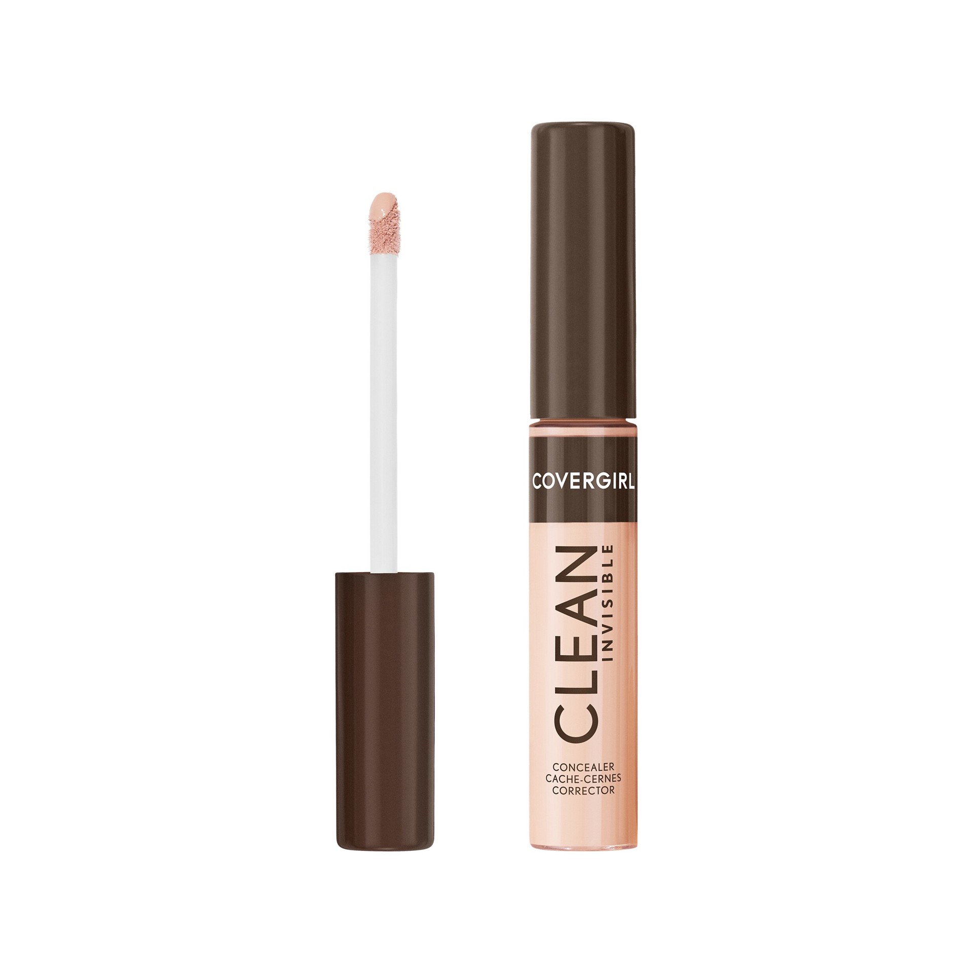 slide 4 of 13, Covergirl Clean Invisible Concealer, Light Beige, 0.23oz, 7 ml