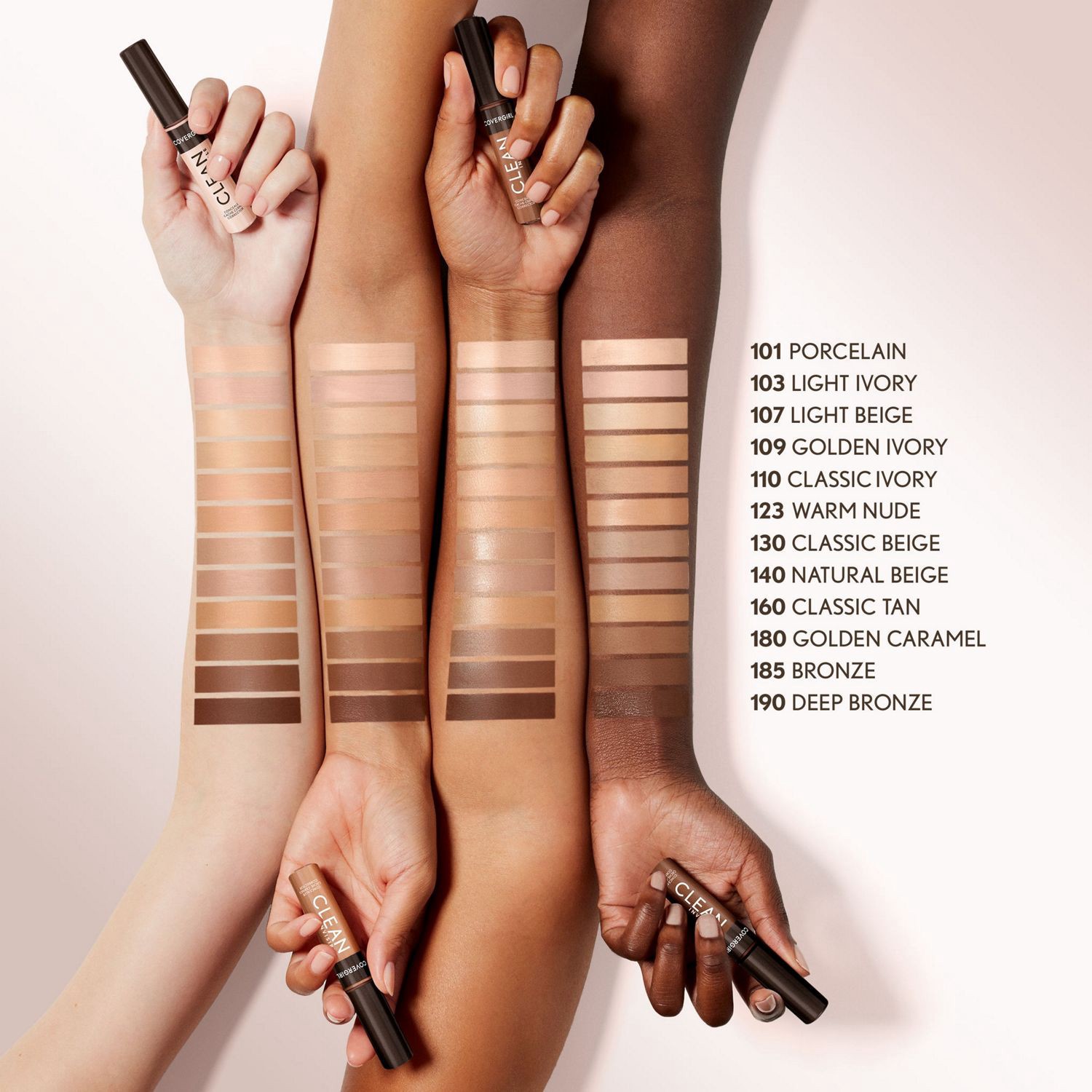 slide 4 of 13, Covergirl Clean Invisible Concealer - 140 Natural Beige - 0.23 fl oz, 7 ml