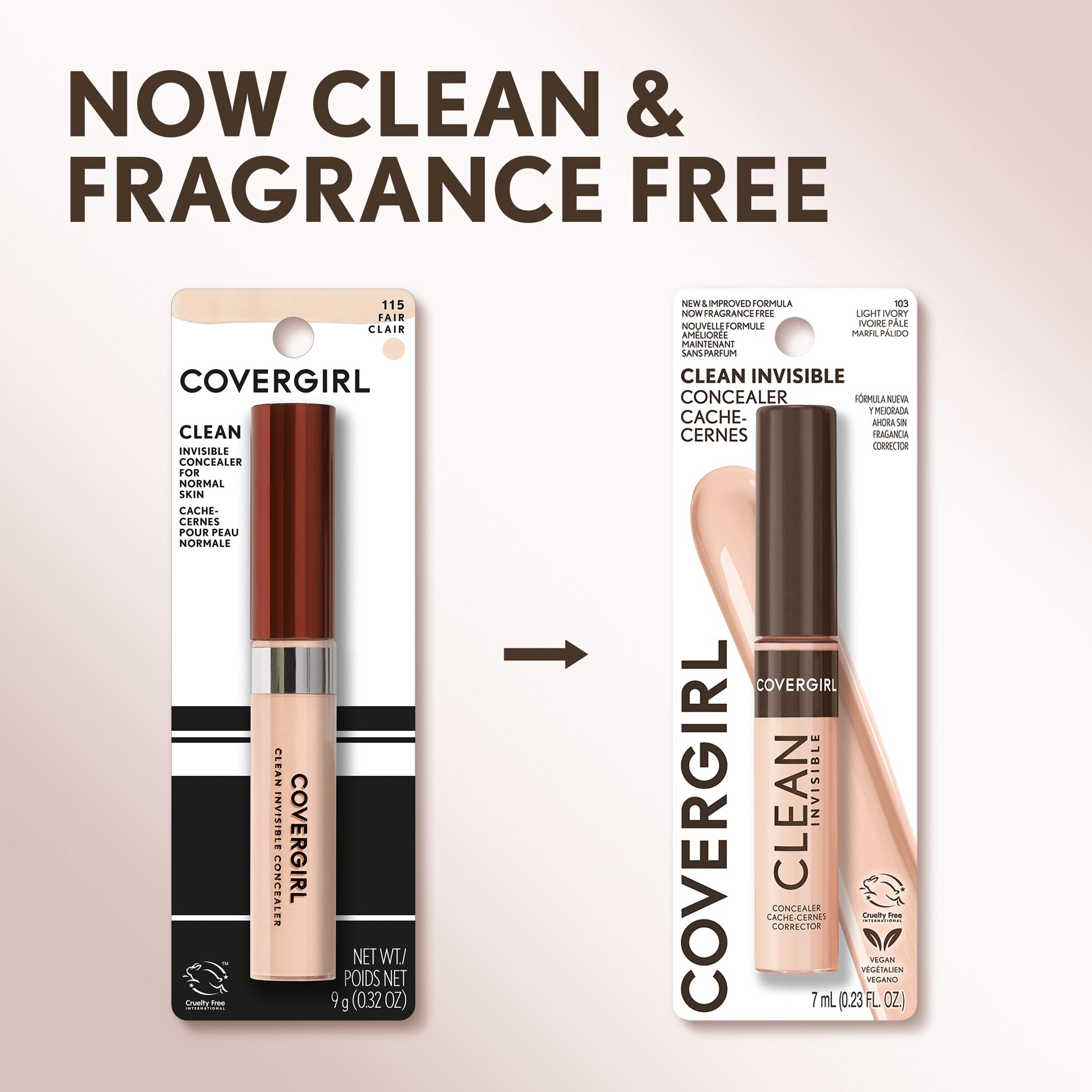 slide 6 of 13, Covergirl Clean Invisible Concealer, Bronze, 0.23oz, 7 ml