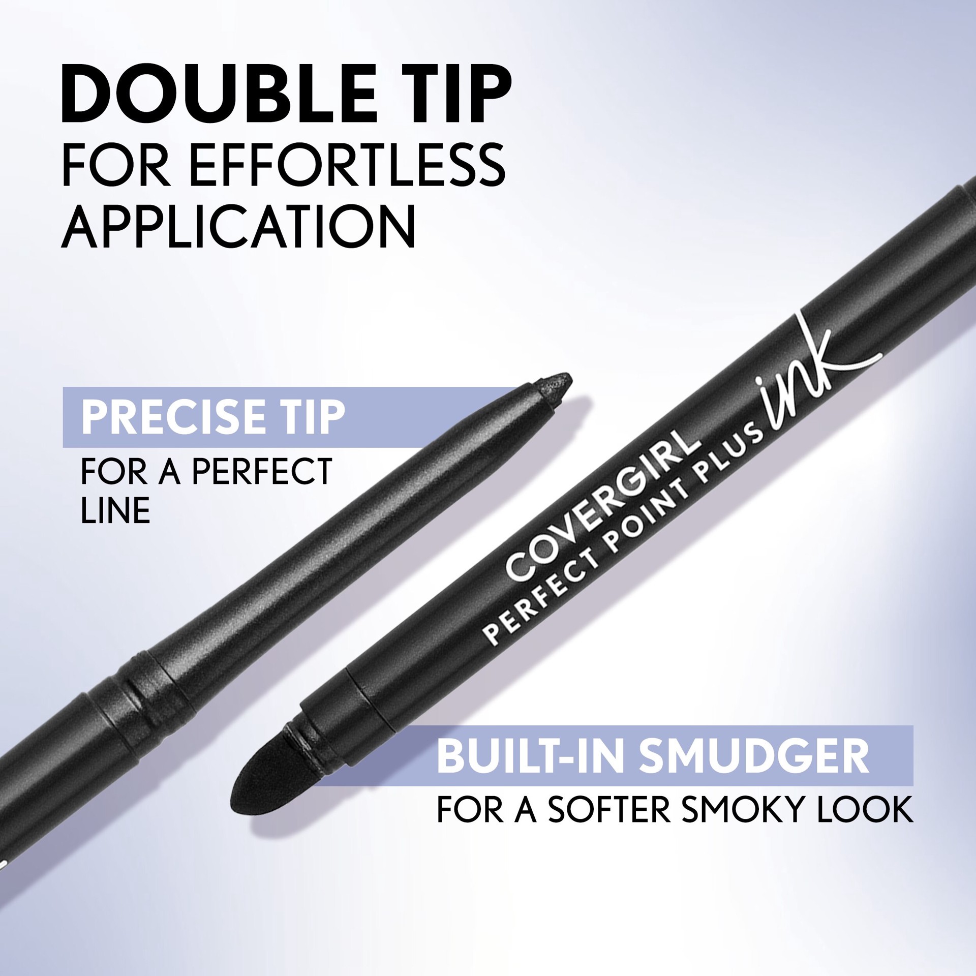 slide 11 of 13, Covergirl Perfect Point Plus Ink Gel Eyeliner - 275 Matte Jet Black - 0.0098oz, 0.28 g