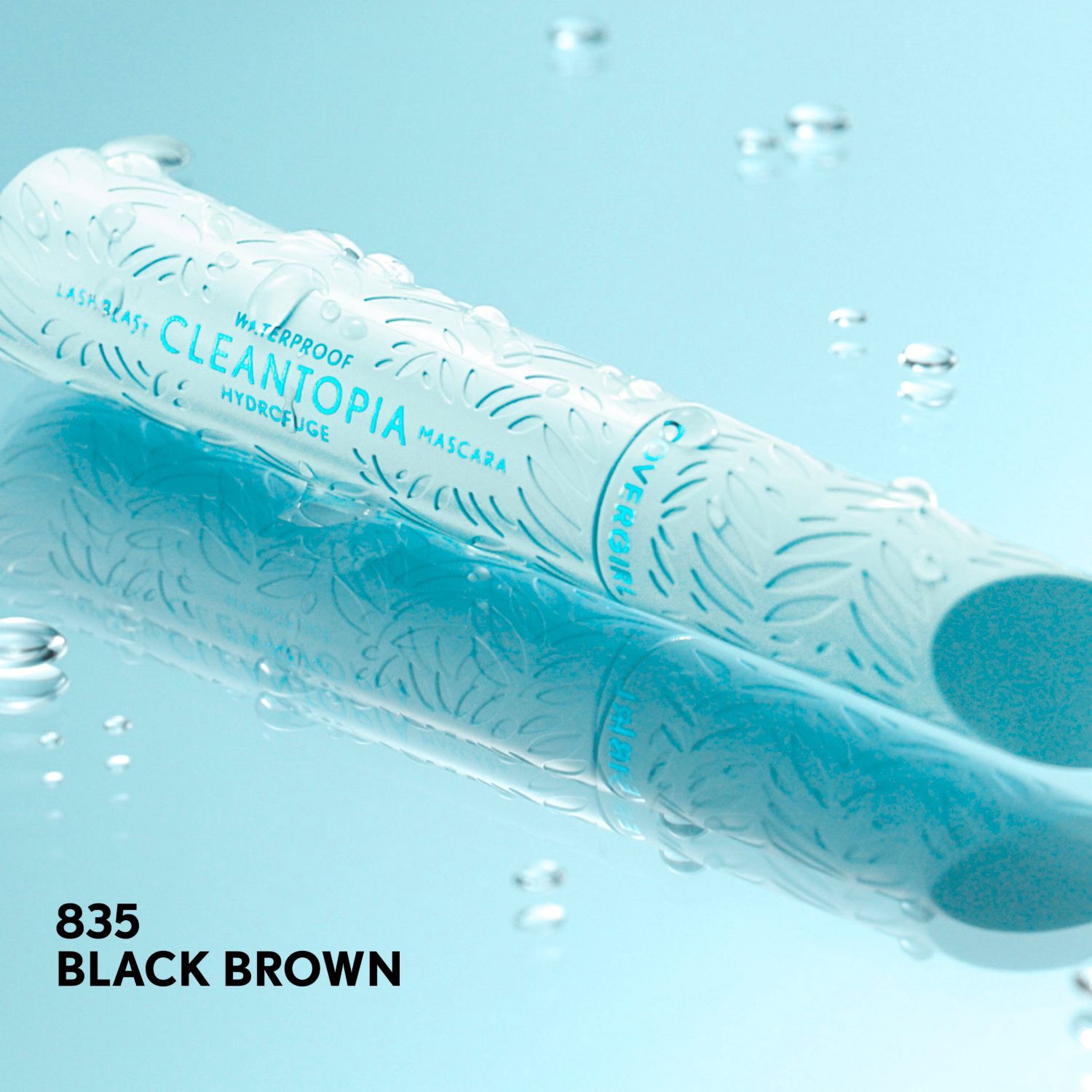 slide 8 of 9, CoverGirl Lash Blast Cleantopia Waterproof Mascara, Black Brown, 1 in