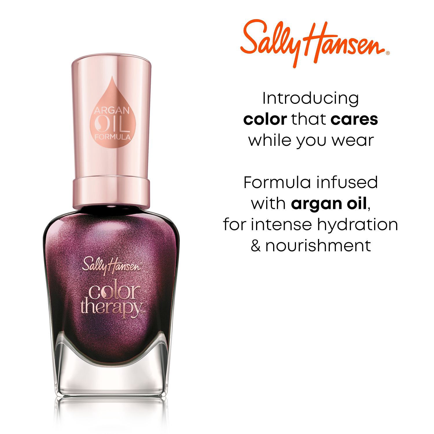 slide 3 of 10, Sally Hansen Color Therapy Nail Polish - One Day at a Time, 0.5oz, 14.70 mL