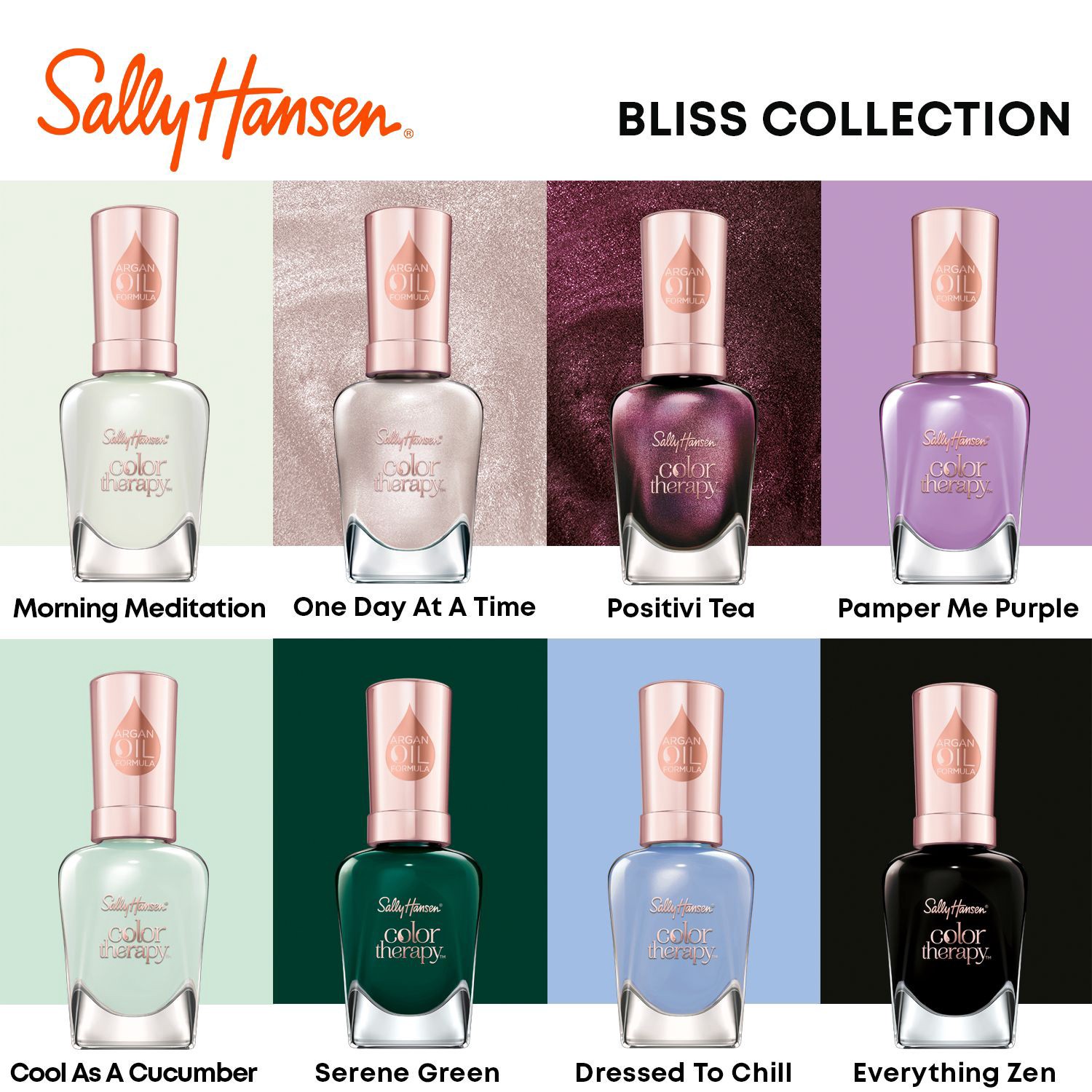 slide 8 of 10, Sally Hansen Color Therapy Nail Polish - One Day at a Time, 0.5oz, 14.70 mL