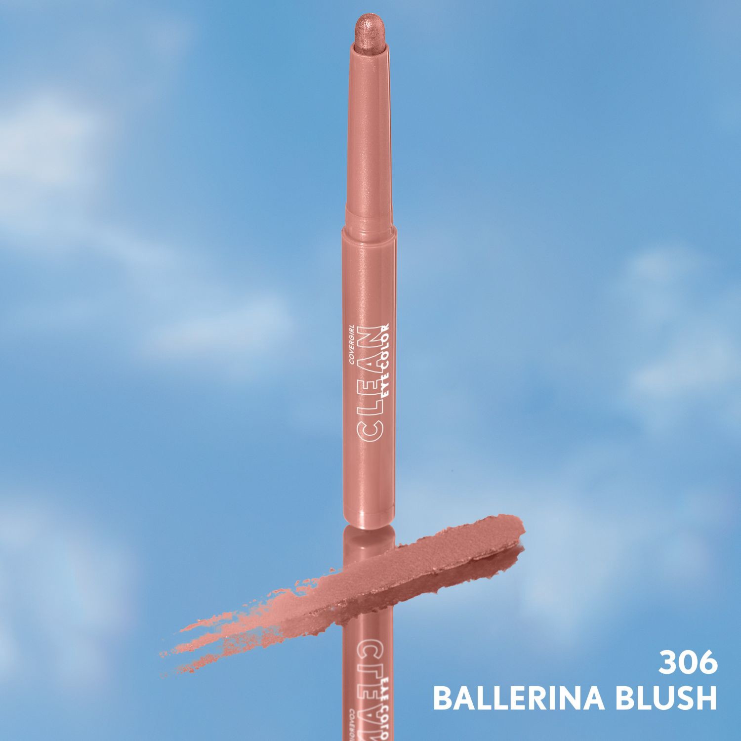 slide 4 of 10, Covergirl Clean Eye Color Sticks, 306 Ballerina Blush, 1 ct