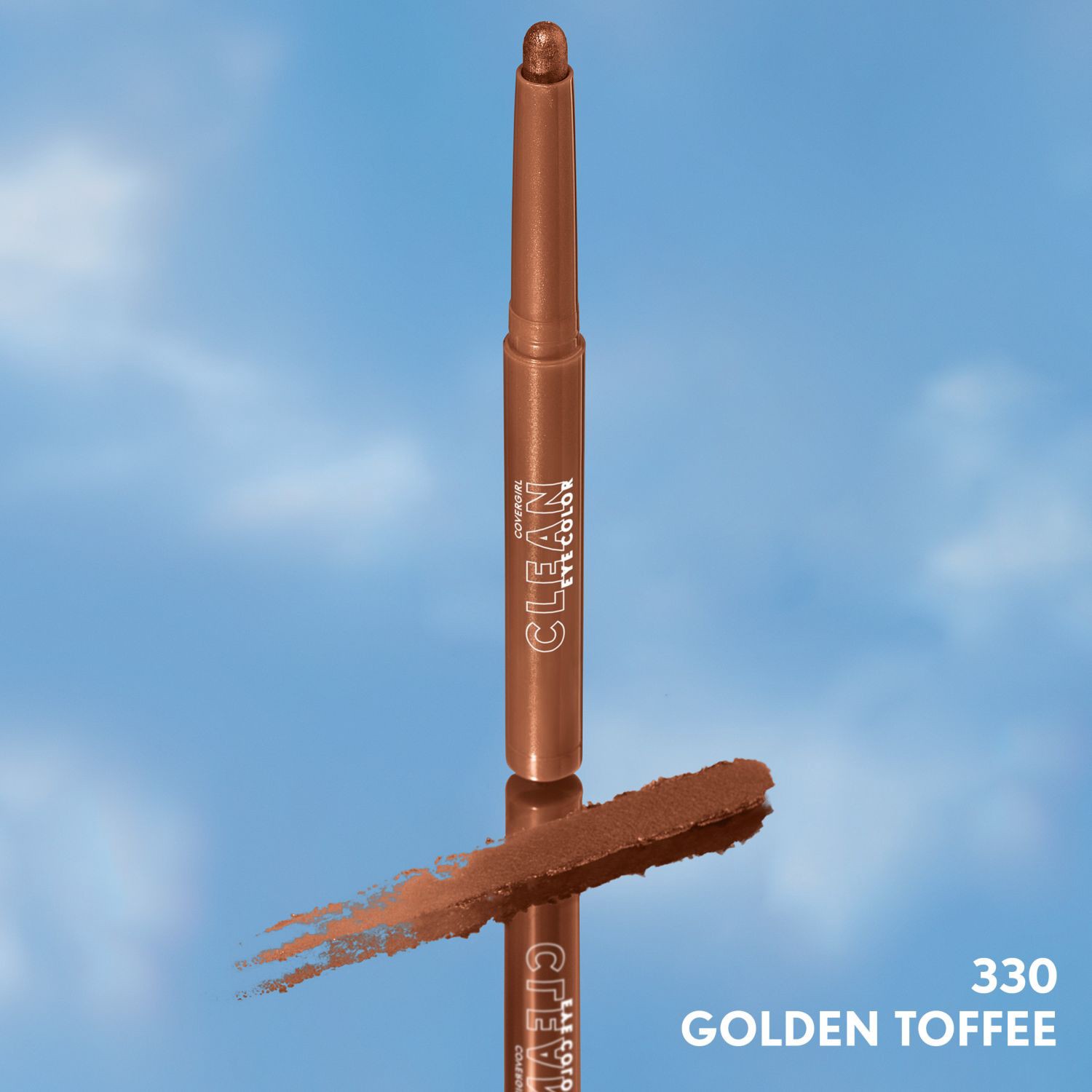 slide 5 of 10, Covergirl Clean Eye Color Sticks, 330 Golden Toffee, 1 ct