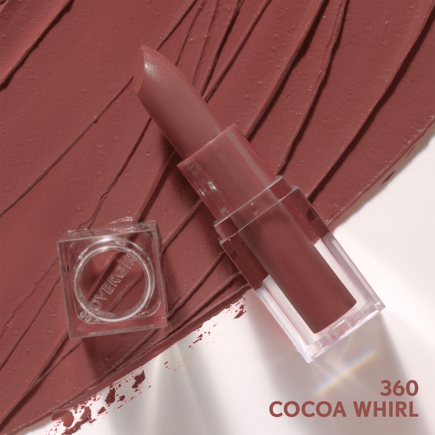 slide 5 of 9, Covergirl Clean Lip Color, 360 Cocoa Whirl, 1 ct
