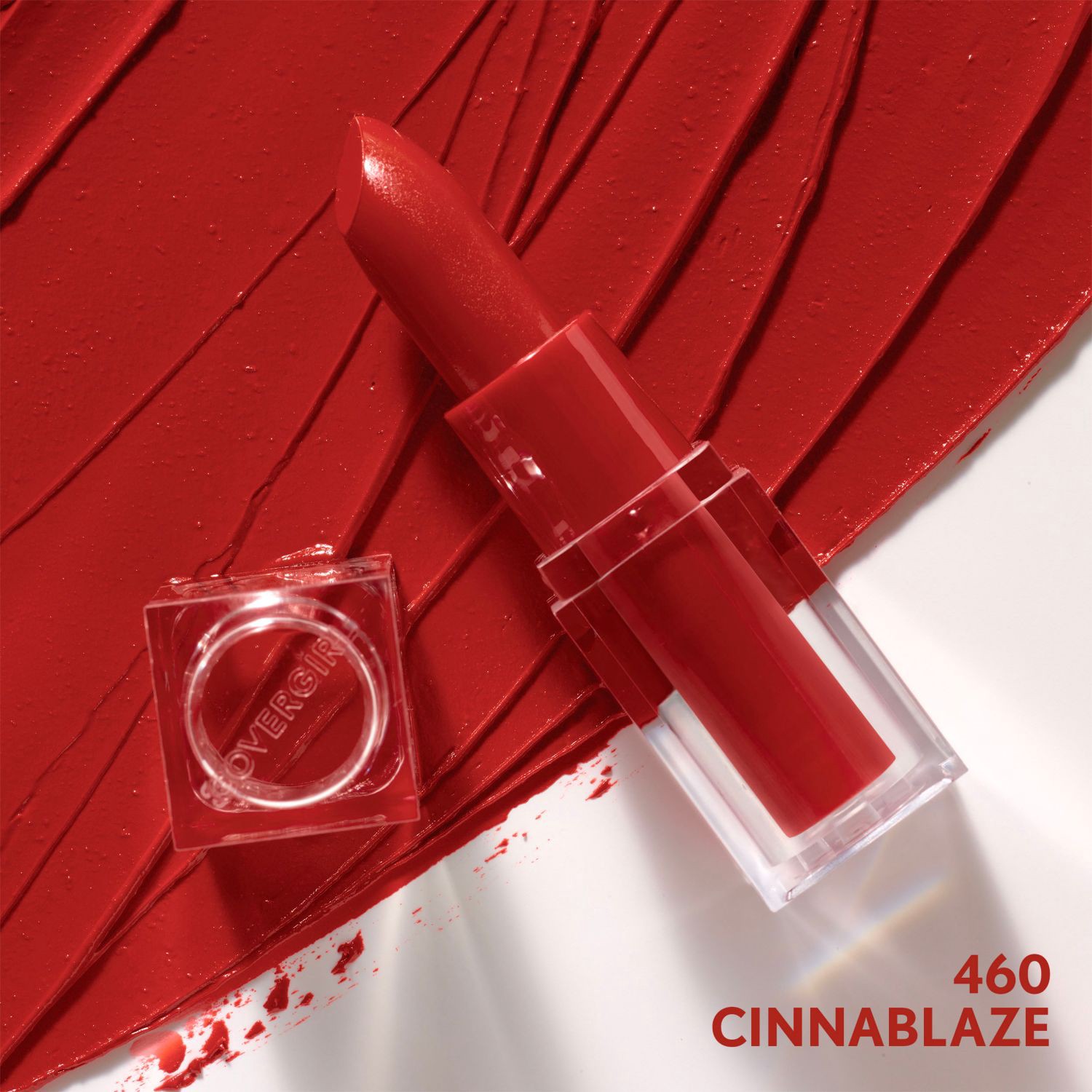 slide 4 of 9, Covergirl Clean Lip Color, 460 Cinnablaze, 1 ct