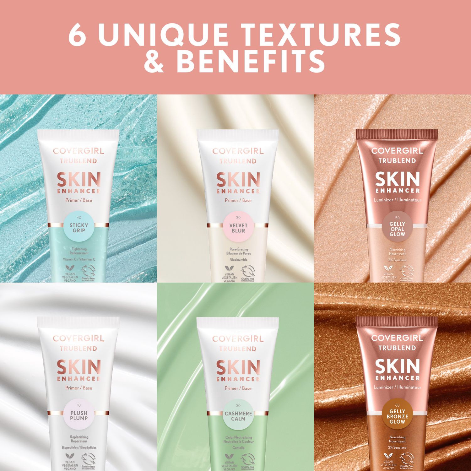 slide 4 of 10, Covergirl Trublend Skin Enhancer Primer, 30 Cashmere Calm, 1 ct