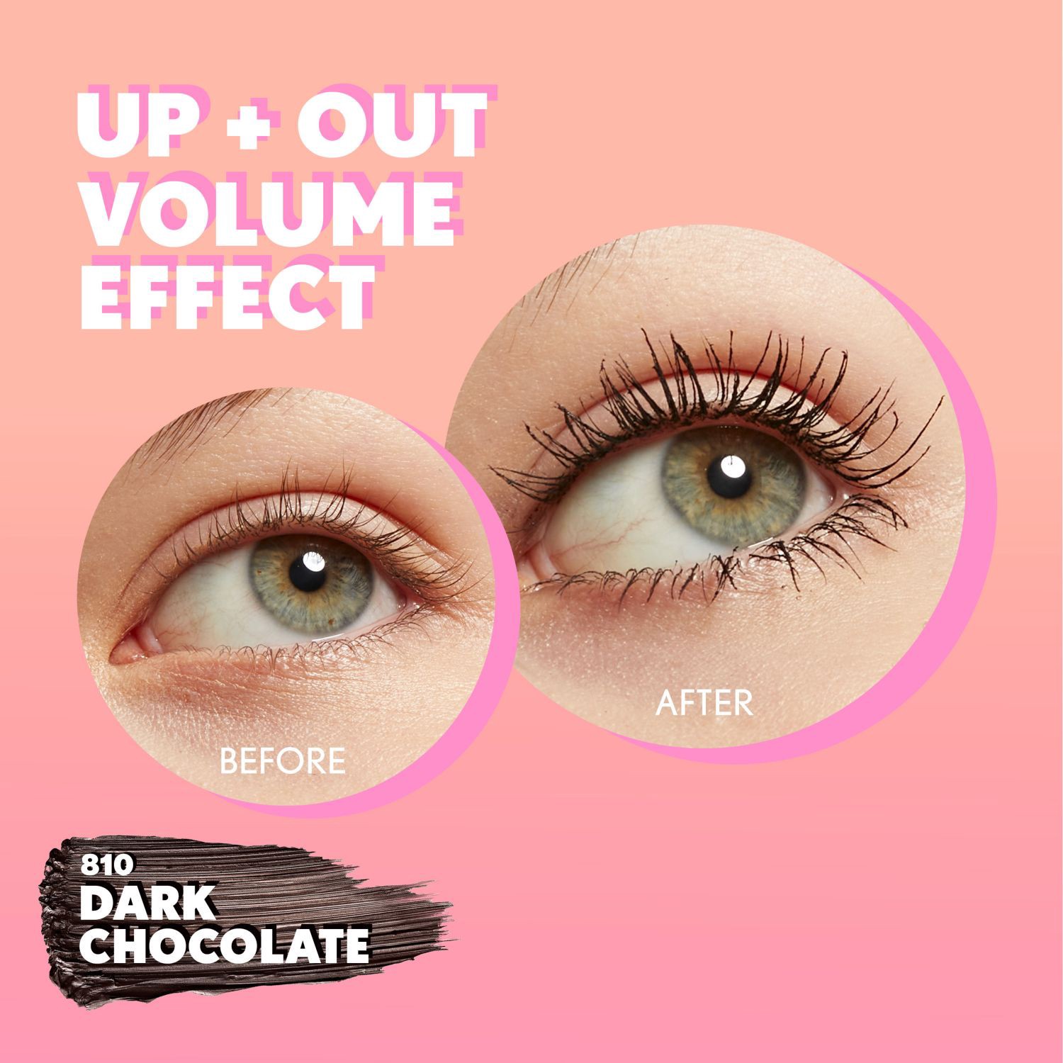 slide 8 of 9, Covergirl Eye Enhancer 3D Mascara, 810 Dark Chocolate, 1 ct