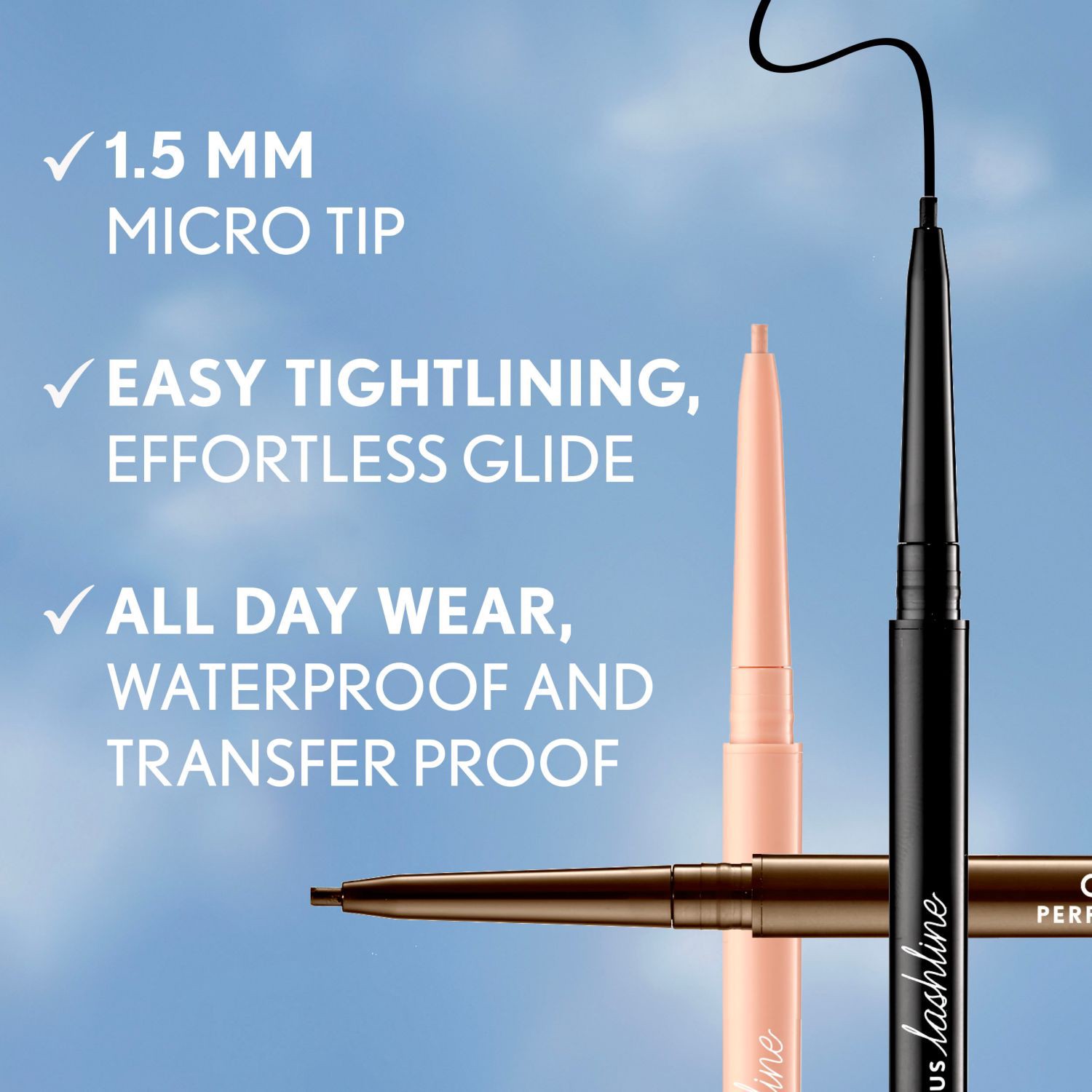 slide 6 of 8, Covergirl Perfect Point Plus Eyeliner, 202 Bright-Eyed Beige, 1 ct