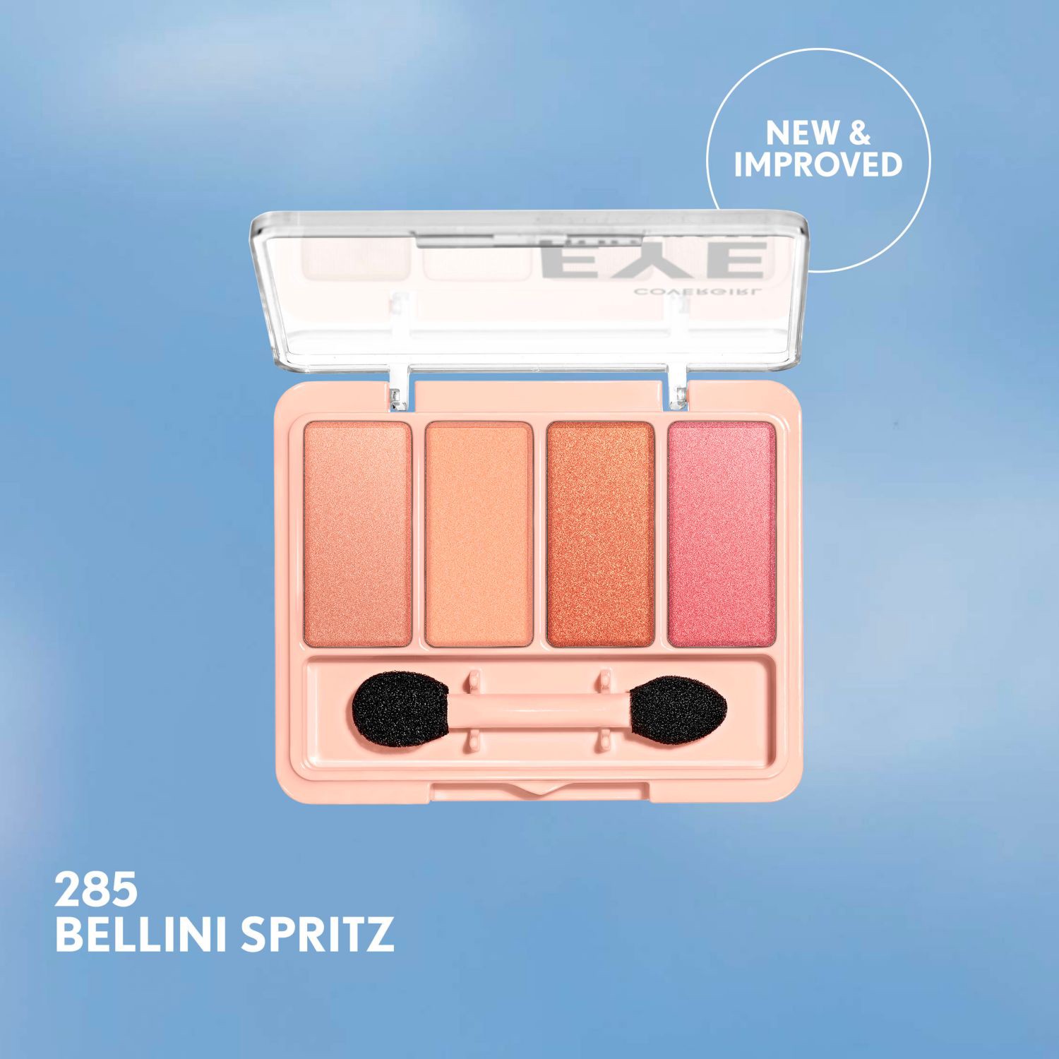 slide 7 of 9, Covergirl Eye Enhancers Eyeshadow Quad, 285 Bellini Spritz, 1 ct