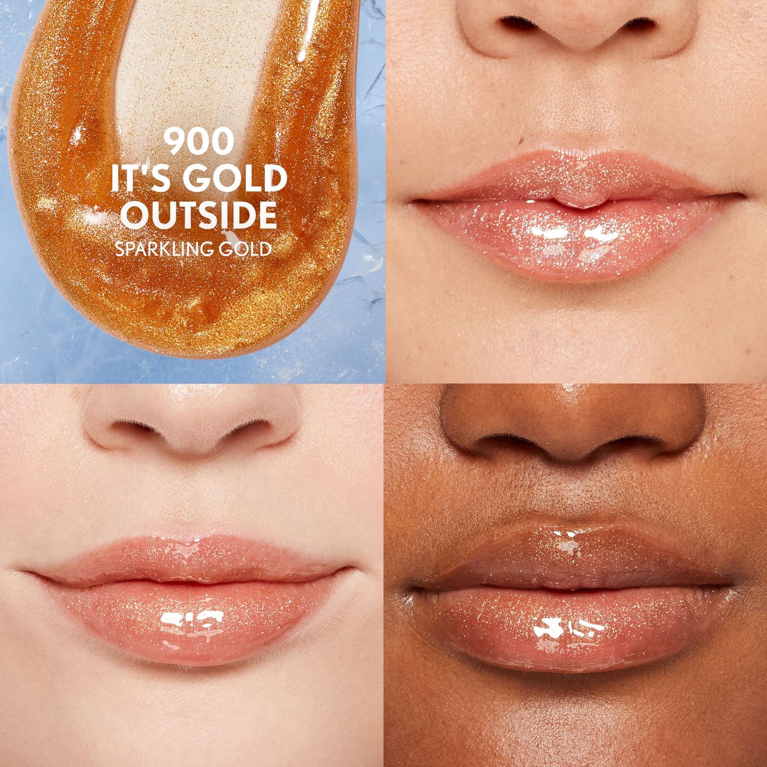 slide 3 of 9, Covergirl Clean Fresh Yummy Gloss Plumper, It's Gold Outside, 1 ct