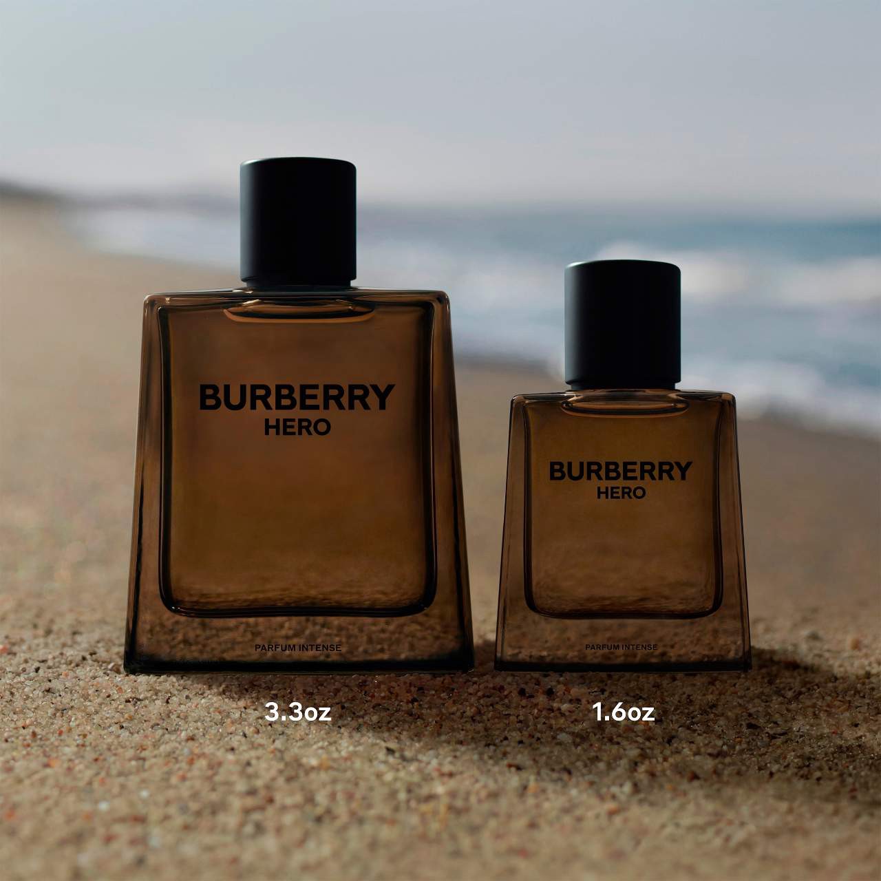 slide 6 of 7, BURBERRY Hero Parfum Intense with Cedarwood and Leather Accord 3.3 oz / 100 mL parfum spray, 3.3 oz / 100 ml