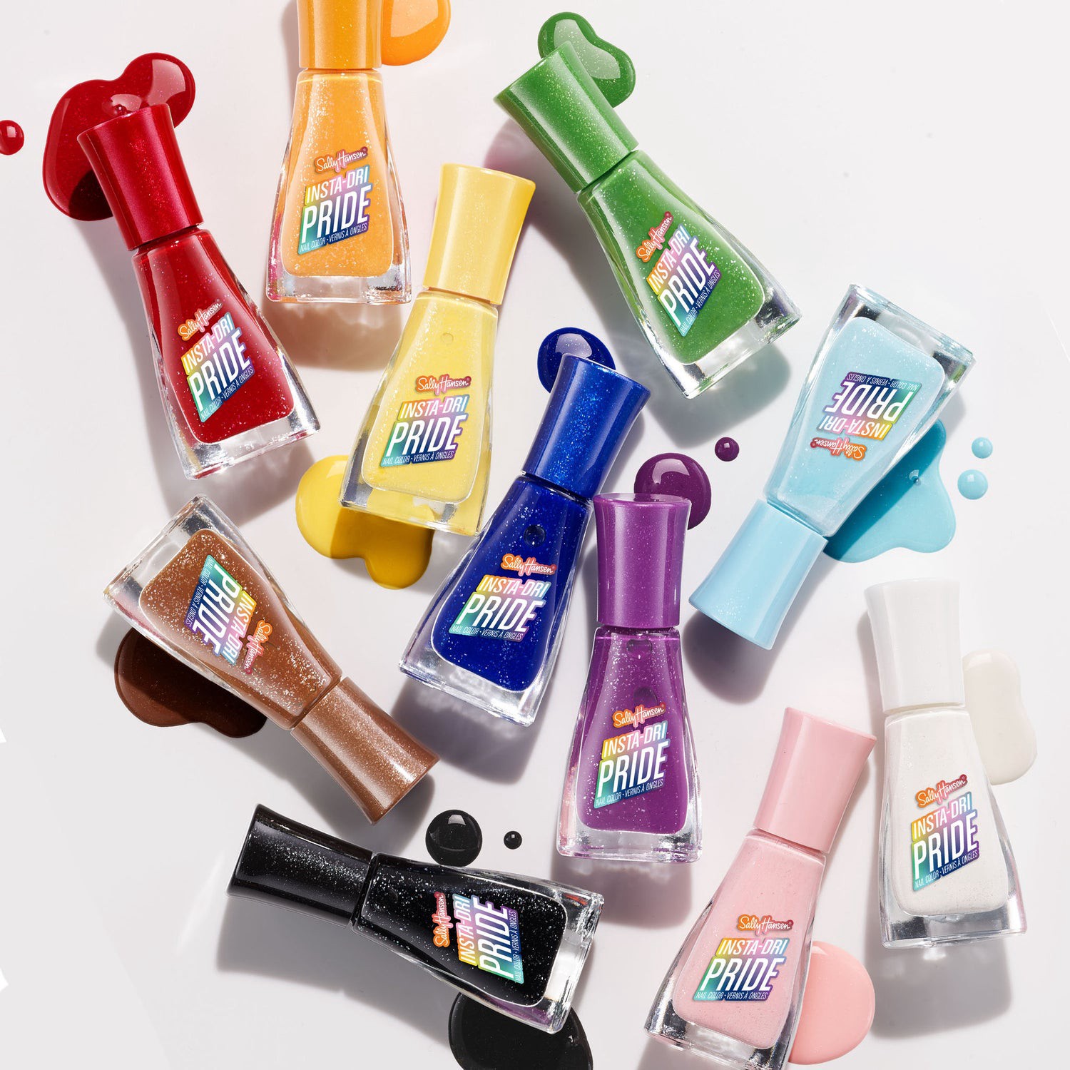 slide 5 of 8, SALLY HANSEN Sh Insta Dri Fast Dry Nail Color- Orange You Gladd, 1 ct