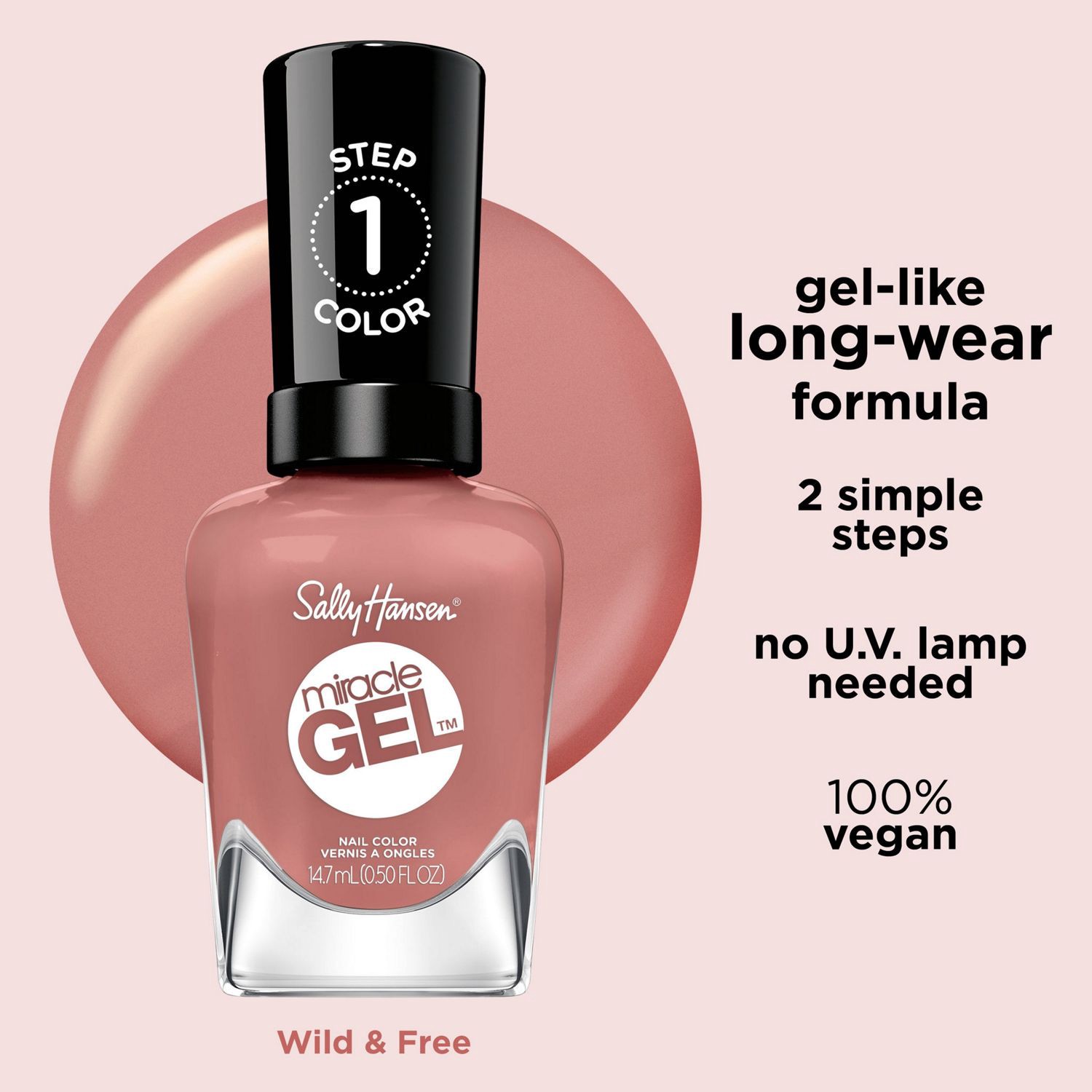 slide 7 of 9, SALLY HANSEN Sh Mg Wild At Heart Wild & Free, 1 ct