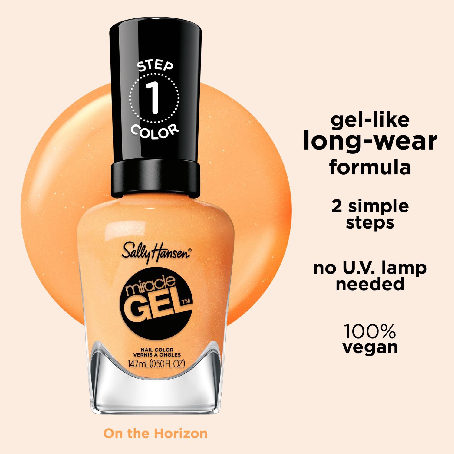 slide 9 of 9, SALLY HANSEN Sh Mg Wild At Heart On The Horizon, 1 ct