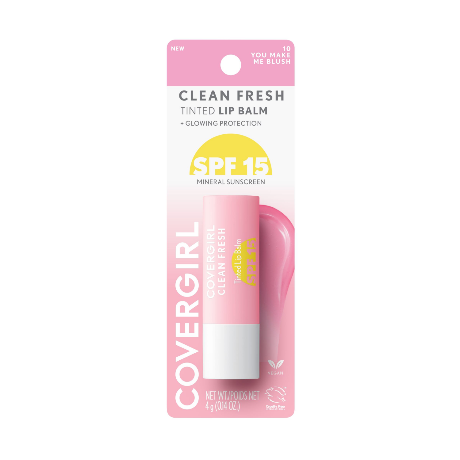 slide 1 of 2, COVER GIRL Clean Fresh Tinted Lip Balm Spf- You Make Me Blush, 1 ct
