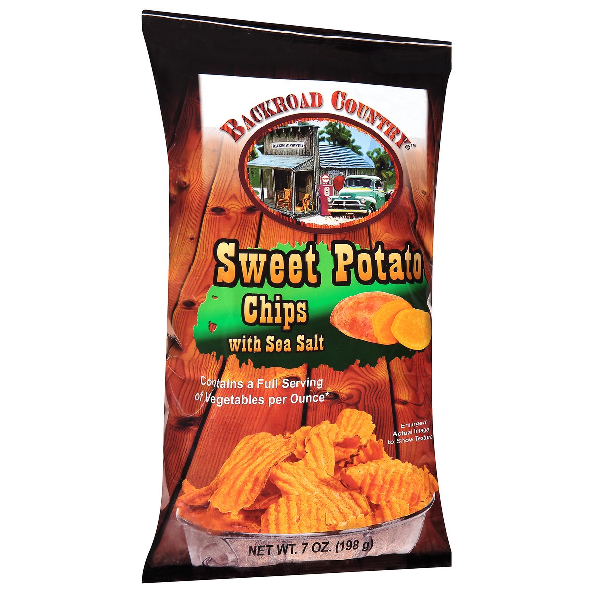 slide 8 of 9, Backroad Country Sweet Potato Chips with Sea Salt 7 oz, 7 oz