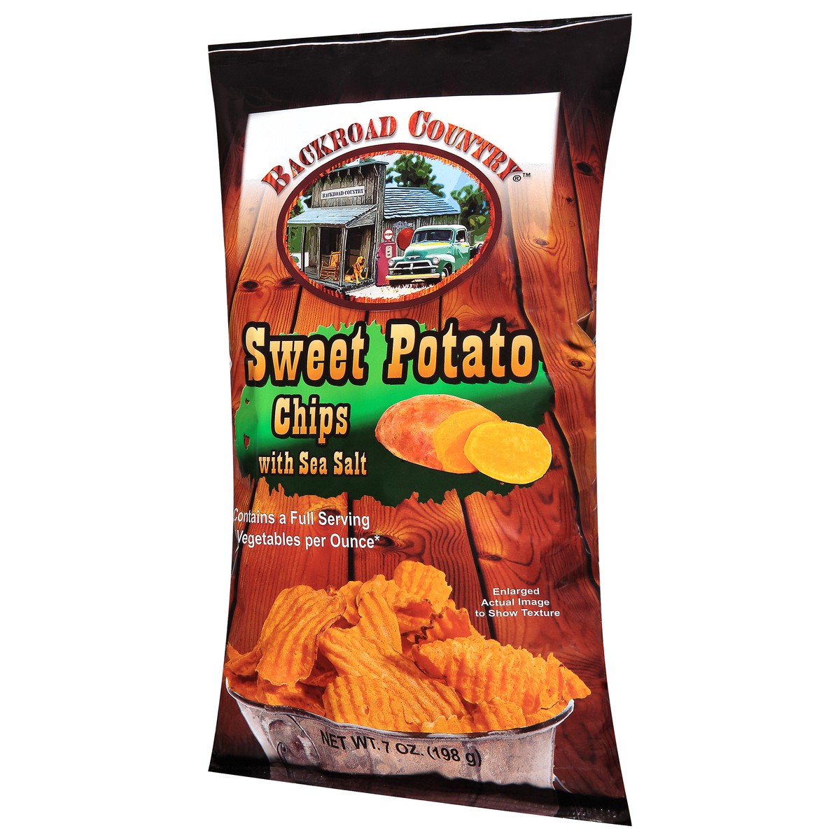 slide 2 of 9, Backroad Country Sweet Potato Chips with Sea Salt 7 oz, 7 oz
