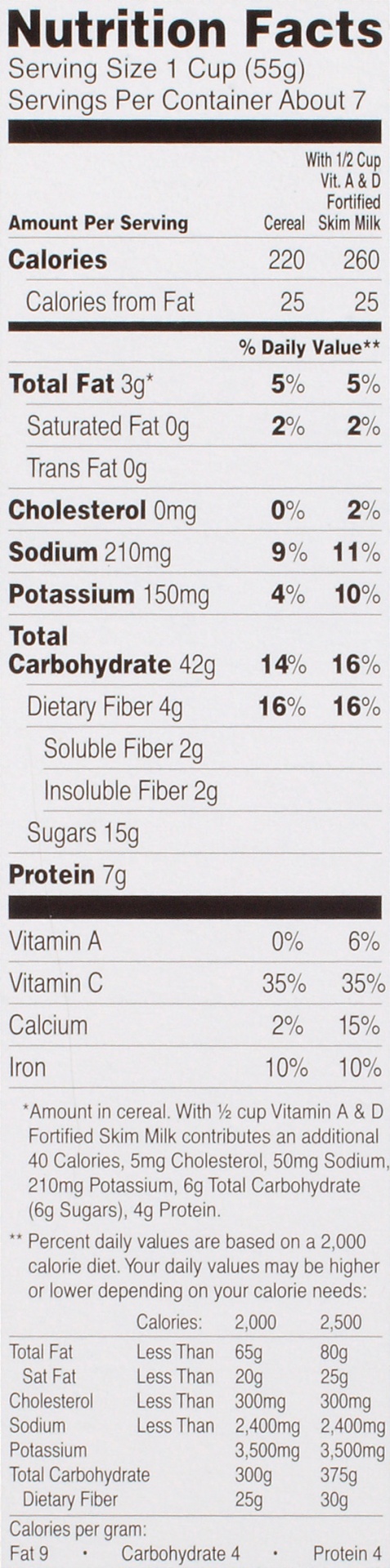 slide 7 of 8, Barbara's Morning Oat Crunch Vanilla Almond Cereal, 14 oz