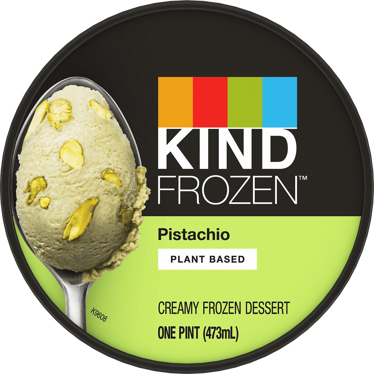 slide 9 of 12, KIND FROZEN Plant Based Creamy Pistachio Frozen Dessert 1 pt, 1 pint