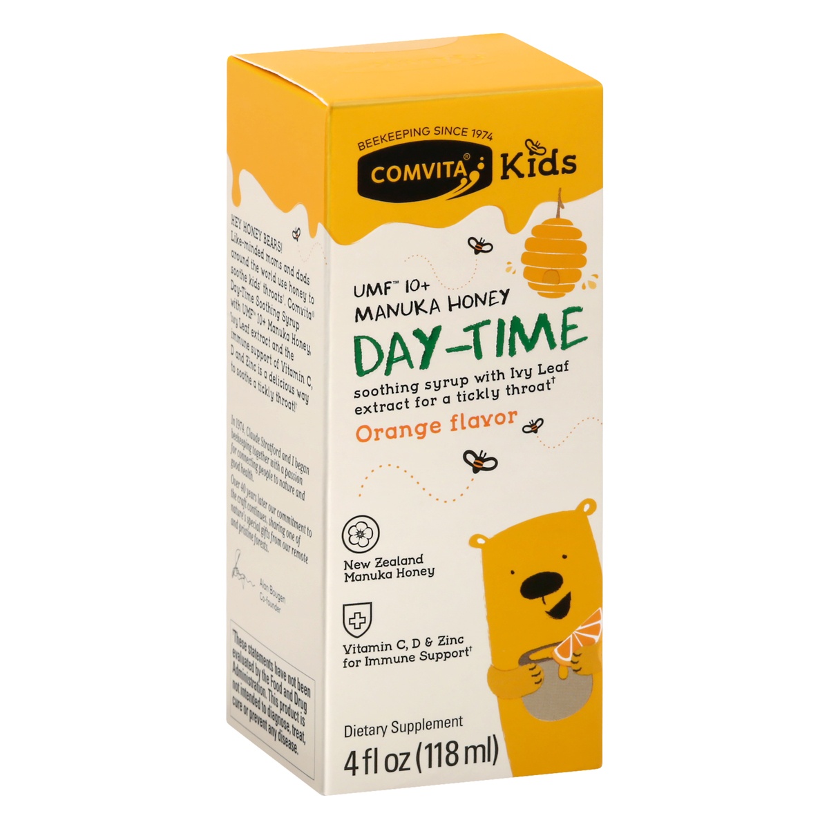 slide 2 of 10, Comvita Kids Soothe Manuka Honey Day Syrup, 4 oz
