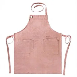 Haven + Key Two Pocket Chambray Apron - Clay