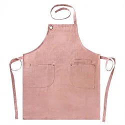 Haven + Key Two Pocket Chambray Apron - Clay