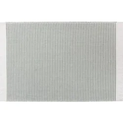 Haven + Key Striped Placemat Set - Green, 4 pk