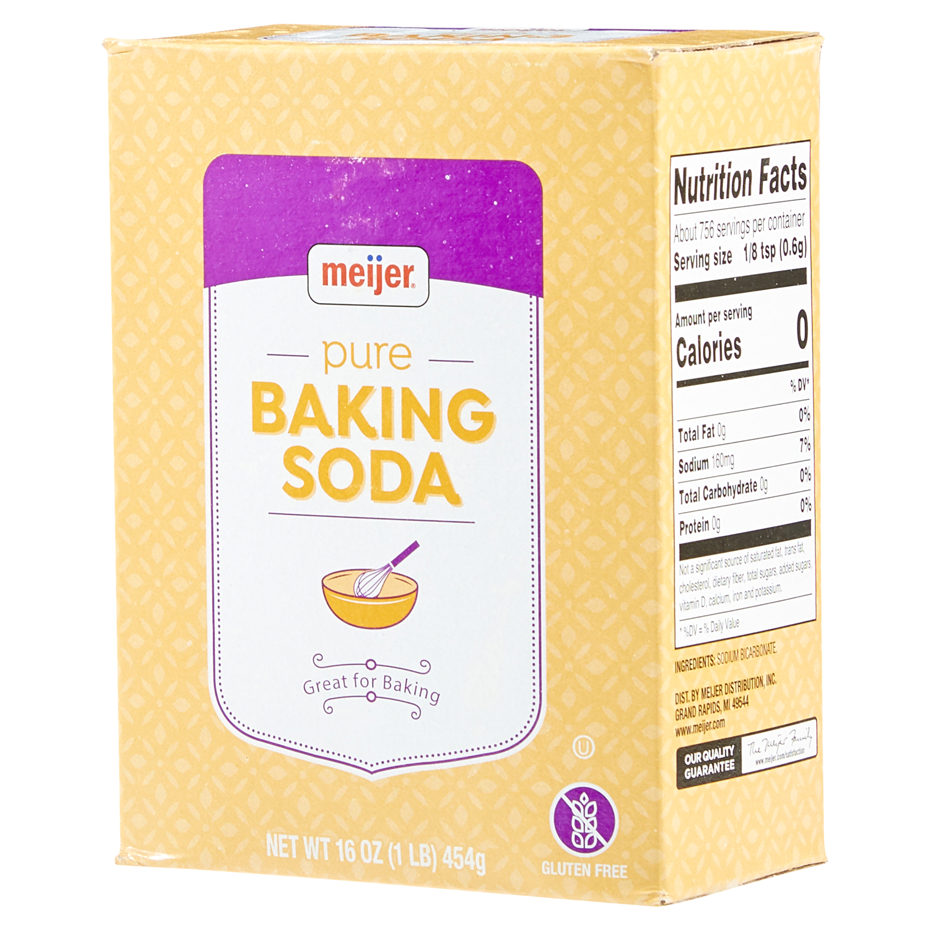 slide 16 of 29, Meijer Baking Soda, 16 oz