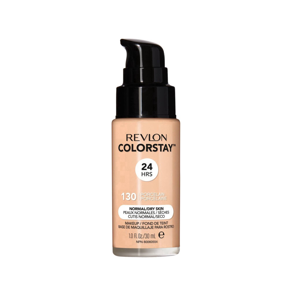 slide 21 of 77, Revlon ColorStay Makeup for Normal/Dry Skin with SPF 20 - 130 Porcelain - 1 fl oz, 1 oz