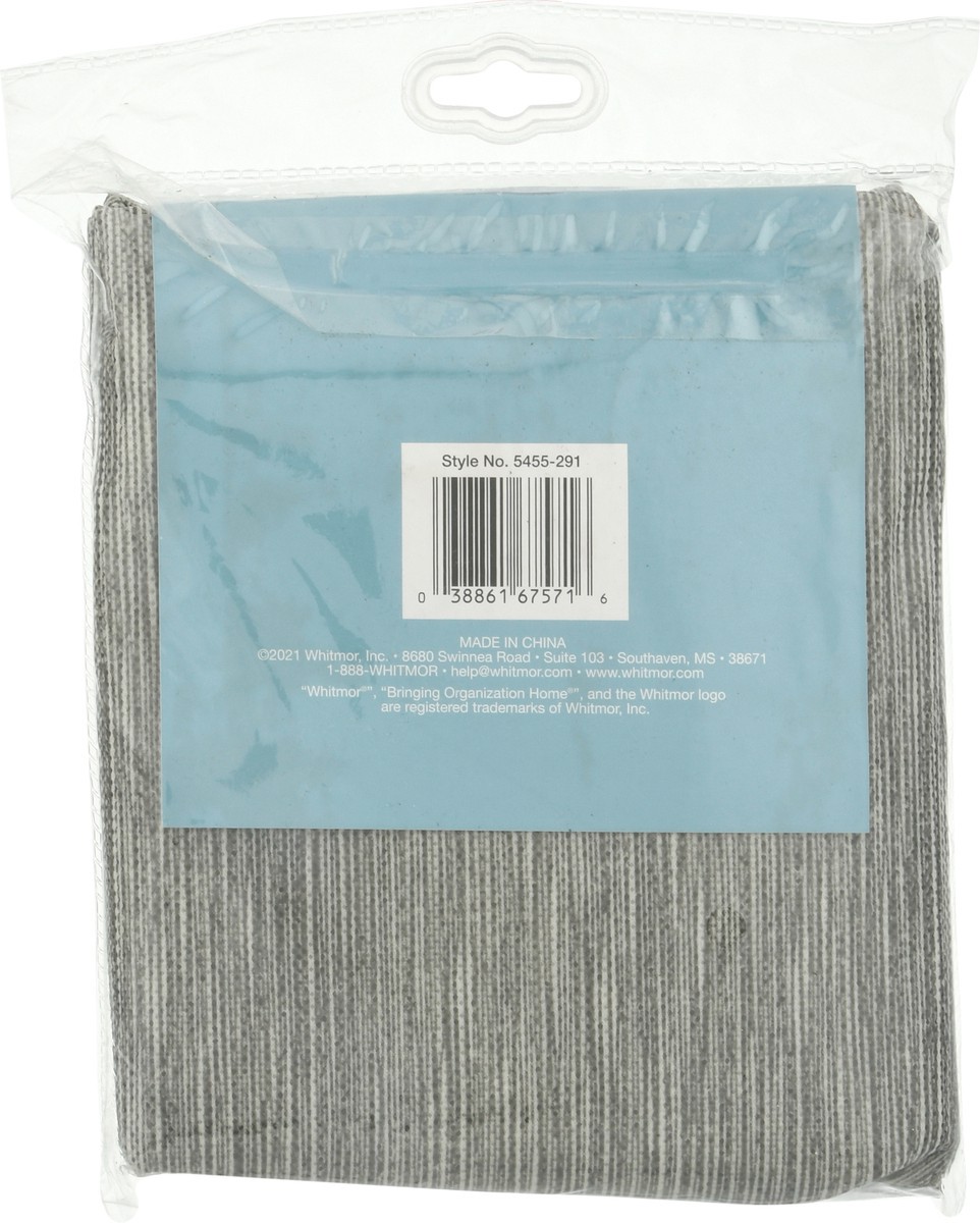 slide 3 of 9, Whitmor Garment Bag Crosshatch Space, Dyed, 1 ct