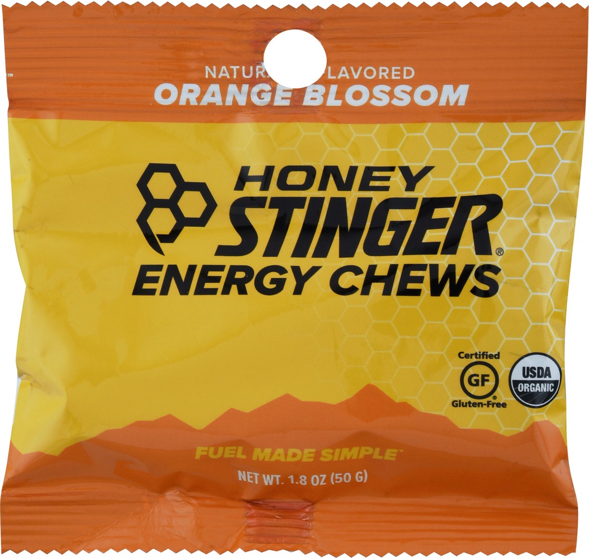 slide 1 of 9, Honey Stinger Orange Blossom Energy Chews 1.8 oz, 1.8 oz