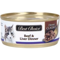 Best Choice Beef Liver Dinner Canned Cat Food