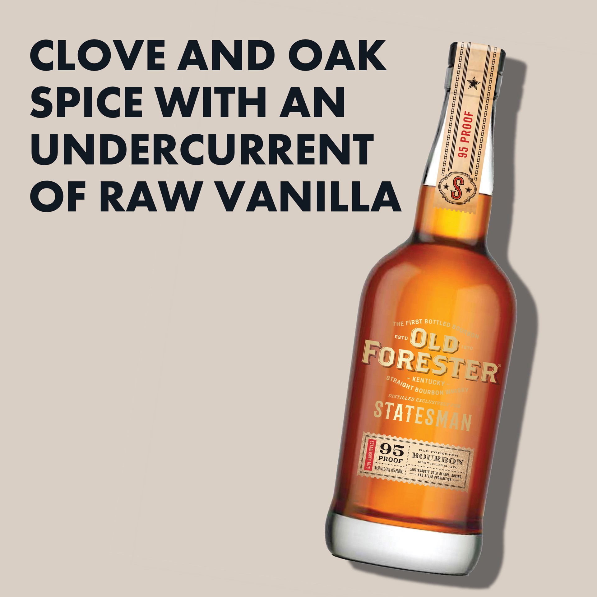 slide 3 of 9, Old Forester Statesman Kentucky Straight Bourbon Whisky, 750 mL Bottle, 95 Proof, 750 ml