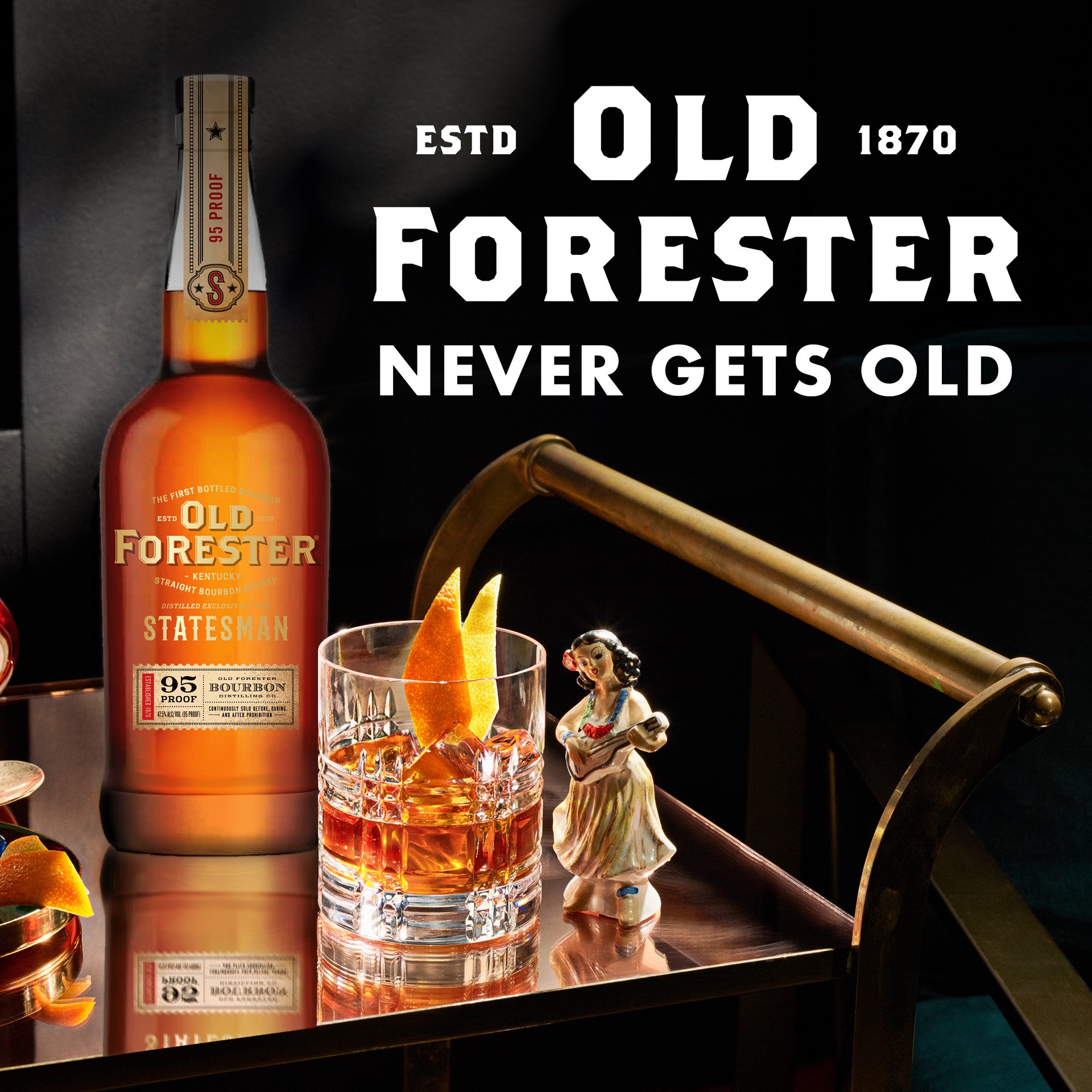 slide 9 of 9, Old Forester Statesman Kentucky Straight Bourbon Whisky, 750 mL Bottle, 95 Proof, 750 ml