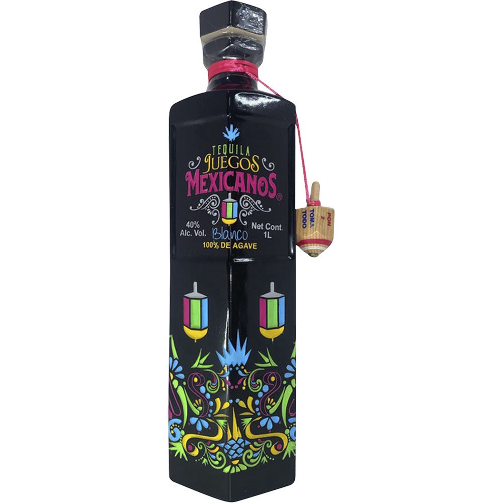 slide 1 of 1, Juegos Mexicanos Blanco Tequila, 1 liter