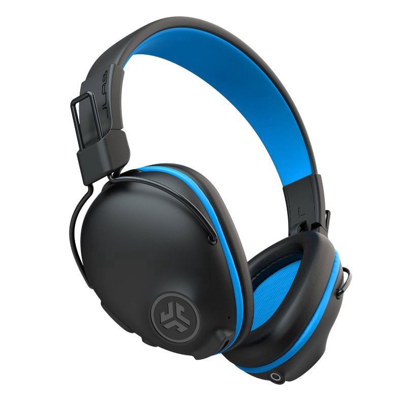 slide 1 of 5, JLab JBuddies Pro Wireless kids headphones - Black/Blue, 1 ct