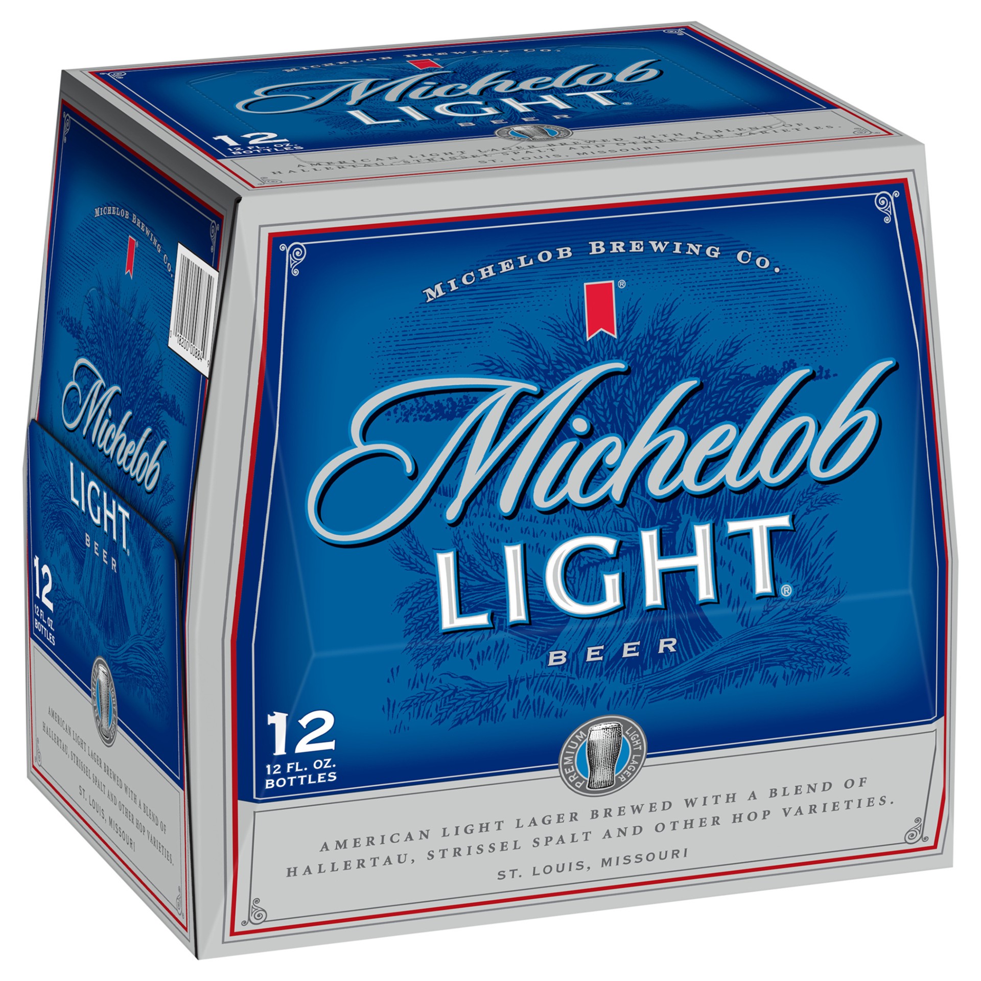 slide 5 of 5, Michelob Light Lager Premium Beer 12 - 12 fl oz Bottles, 12 ct; 12 oz