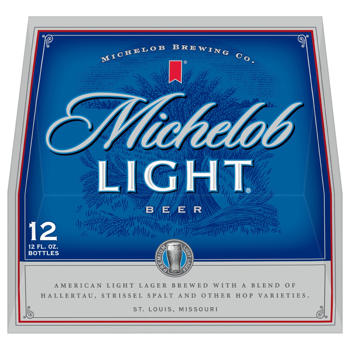 slide 1 of 5, Michelob Light Lager Premium Beer 12 - 12 fl oz Bottles, 12 ct