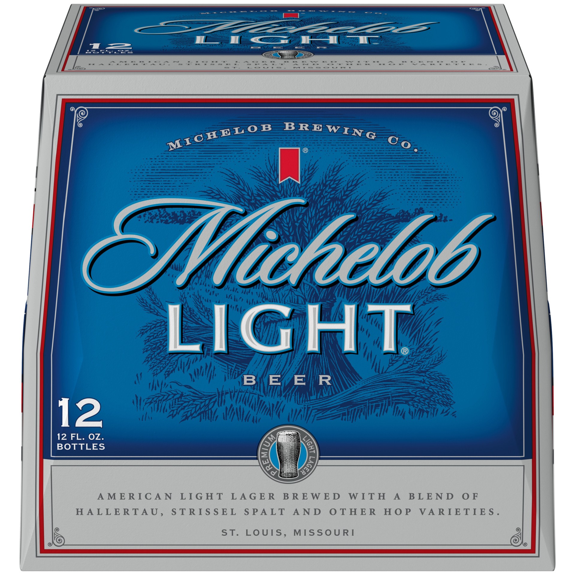 slide 1 of 5, Michelob Light Lager Premium Beer 12 - 12 fl oz Bottles, 12 ct; 12 oz