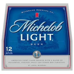 Michelob Light Lager Premium Beer 12 - 12 fl oz Bottles